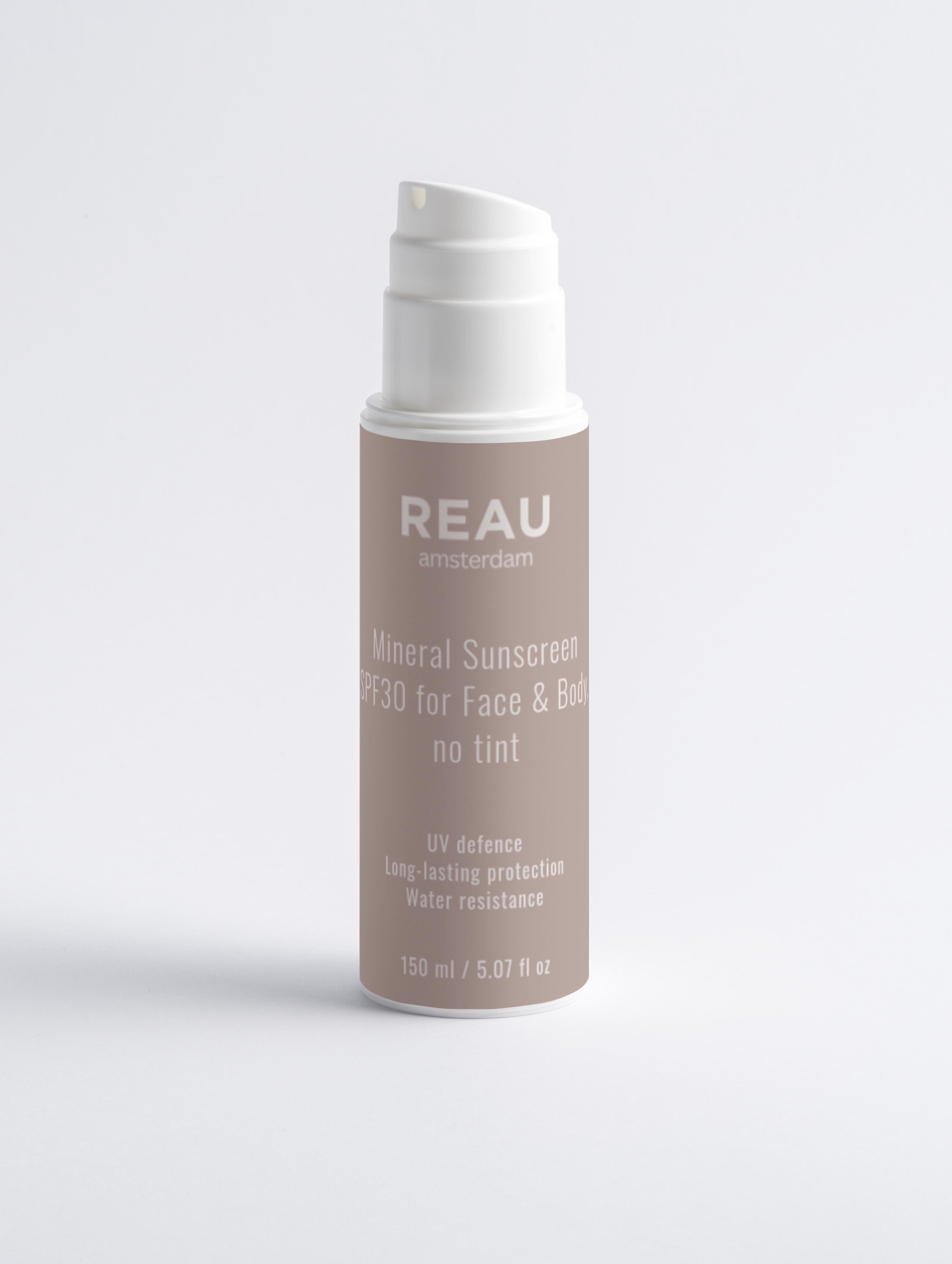 Mineral Sunscreen SPF30 for Face & Body, no tint 150ml